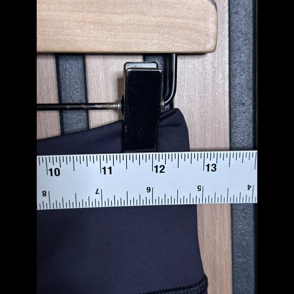 Peloton Leggings Medium Womens Black Nylon Stretch Workout Cycling Running - Picture 3 of 9